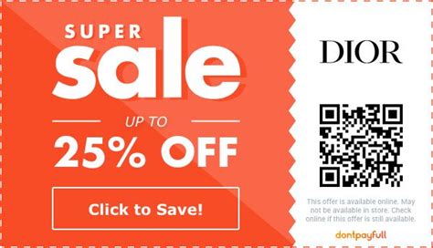 dior promo code feb 2022|Dior coupon codes.